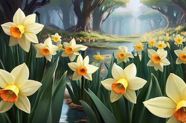 Narcissus Floral Fantasy