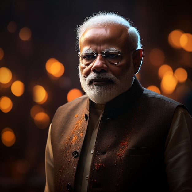 Photo narendra modi ai images narendra modi realistic image narendra modi vector illustrator