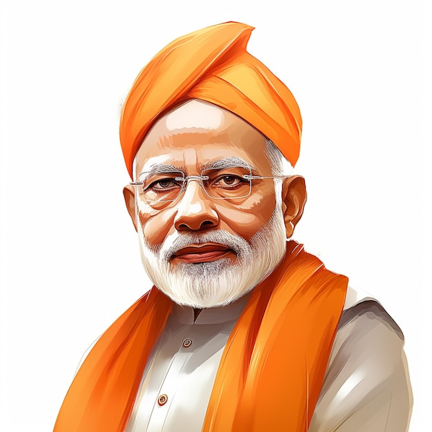 Narendra Modi Stripfiguur Narendra Modi AI