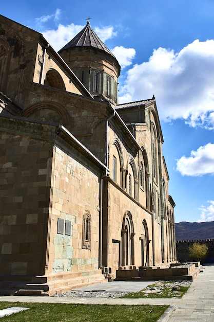 Narikala castle in tbilisi georgia