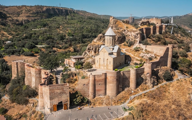 Narikala-fort in tbilisi