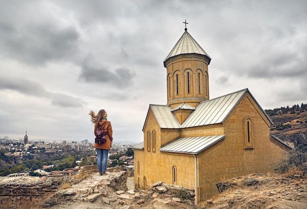 Narikala-kathedraal in Tbilisi