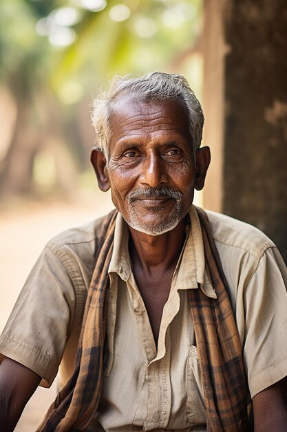 Photo narrative of a journey from isolation to integration for a leprosy survivor with sequential frames