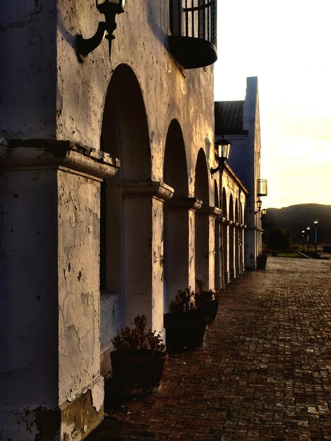 Narrow street in old town