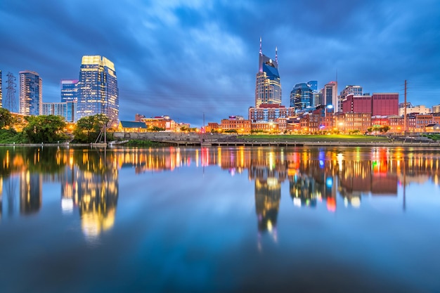 Nashville Tennessee USA Downtown Cityscape