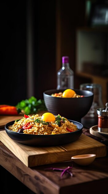 Nasi goreng een Zuidoost-Aziatisch gebakken rijstgerecht