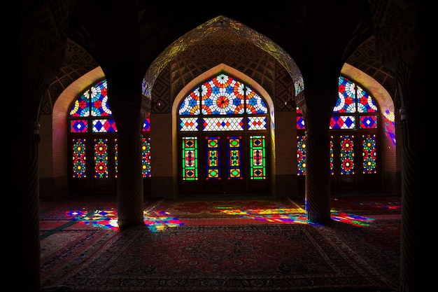 Nasir-ol-molk moskee in Shiraz, Iran