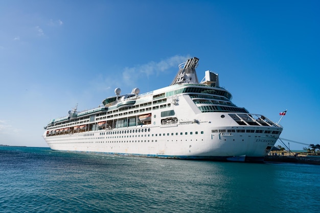 Foto nassau bahamas 9 marzo 2016 nave da crociera sulla strada per il porto