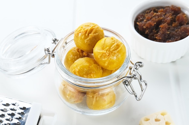 Nastar Nastar Cookies with pineapple jam inside Familiar during the month of Ramadan and Eid Fitri