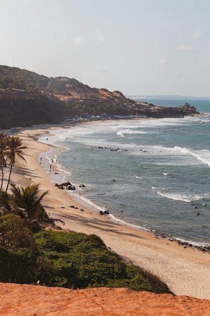 Natal, Rio Grande do Norte, Brazilië - 12 maart 2021: Praia da Pipa in Rio Grande do Norte