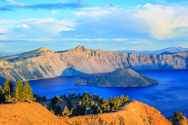 Nationaal park crater lake, oregon, vs