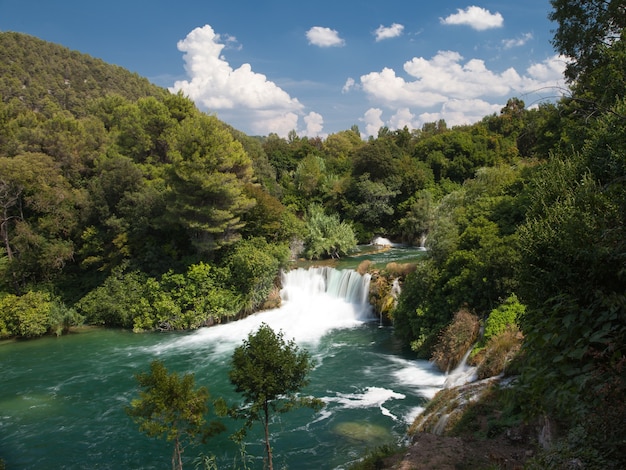 Nationaal park Krka beroemd om de Skradin Buk-cascade