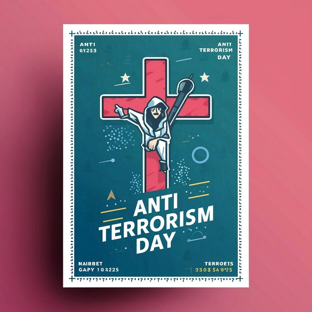 National Anti Terrorism Day Poster Design