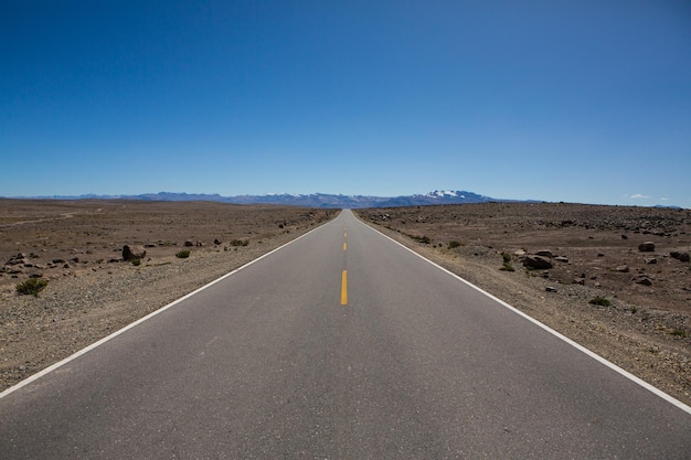 National asphalt road in latin america