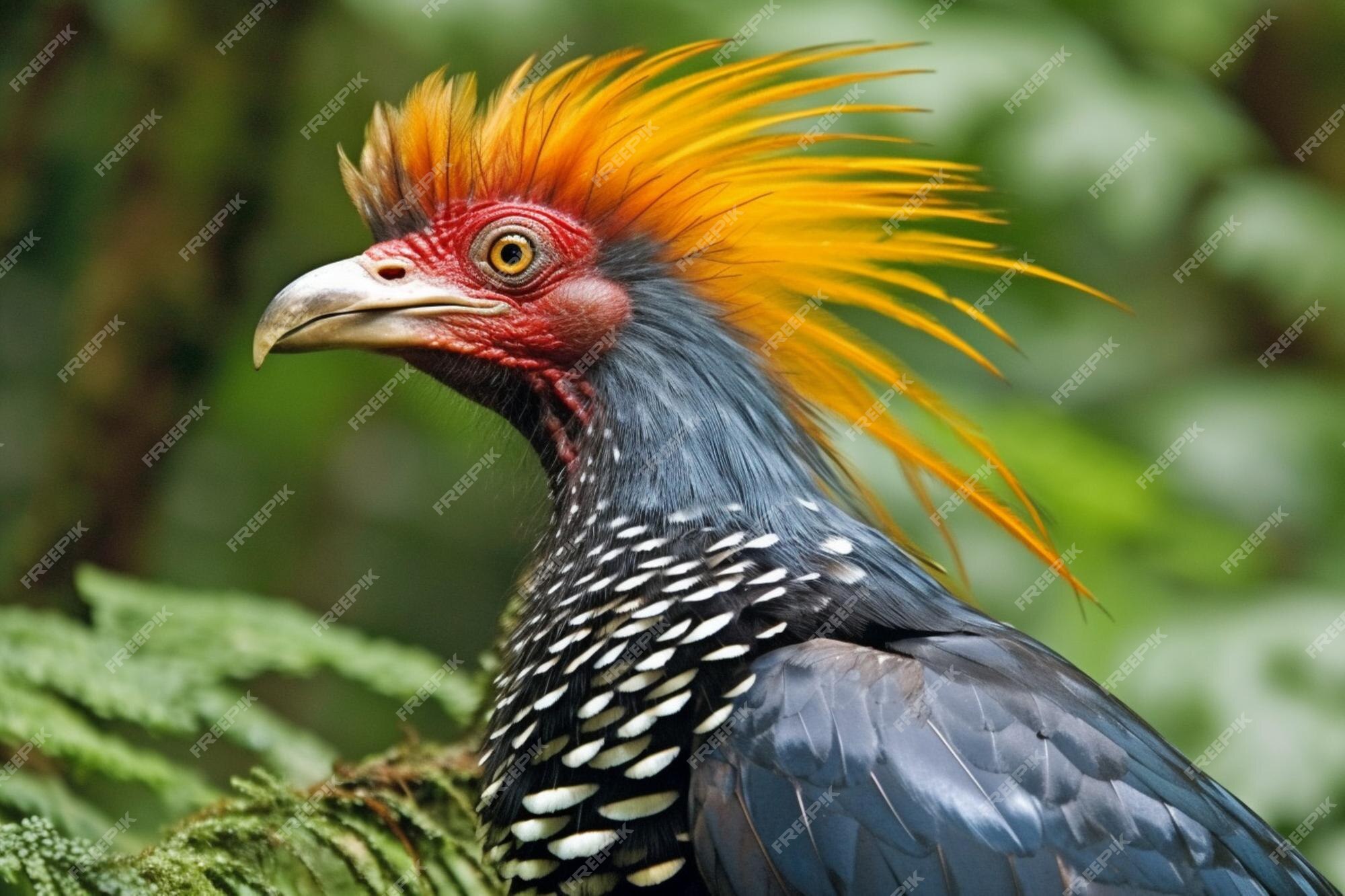 Premium AI Image | National bird of Cameroon