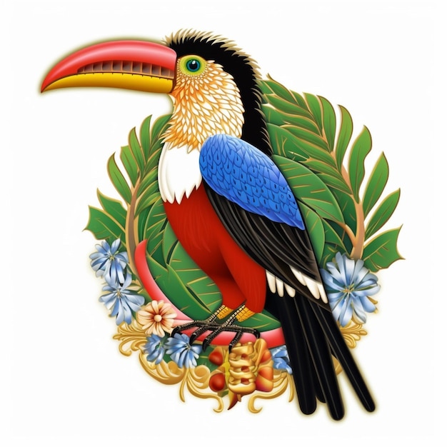 Photo national bird of central american federation hig