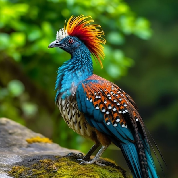 National bird of Guatemala high quality 4k ultra