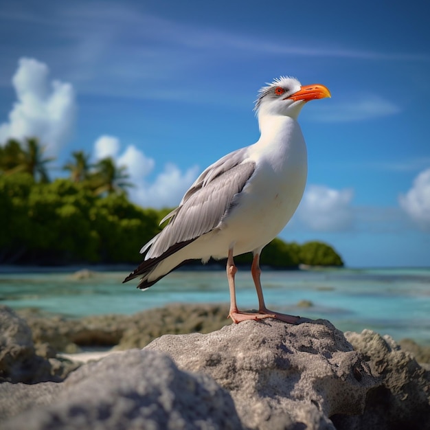 National bird of Kiribati high quality 4k ultra