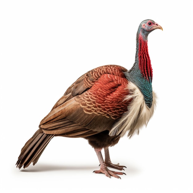 National bird of Turkey with white background high