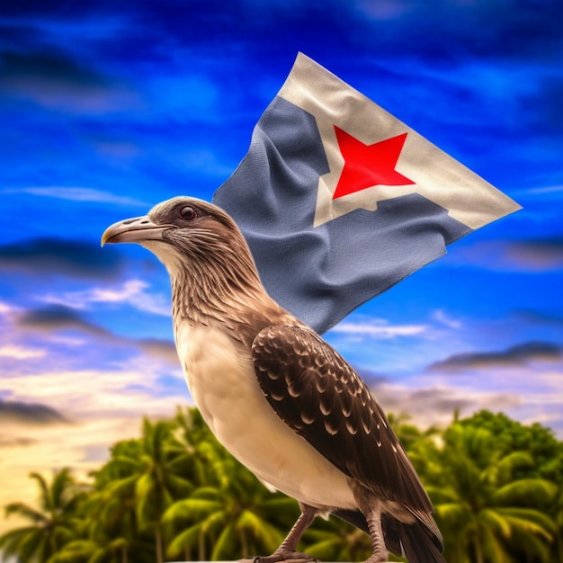 National bird of Tuvalu high quality 4k ultra hd