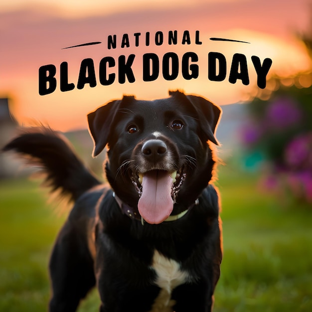 National Black Dog Day Image