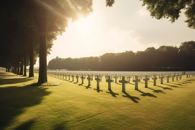 National cemetery generate ai