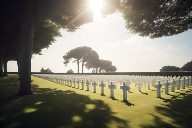 National cemetery generate ai