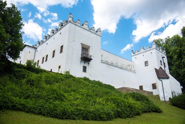 National cultural monument Strazky castle in town Spisska Bela. Kezmarok, Slovakia.