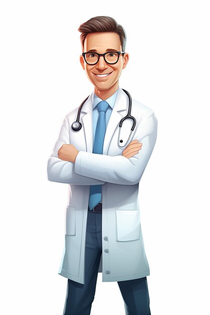 National Doctors Day white background