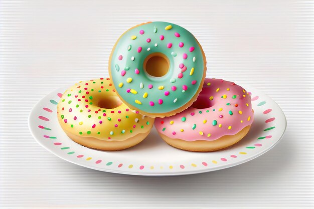 National Doughnut Day Dessert food Generative Ai