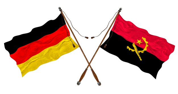 アンゴラの国旗 ブルキナファソとドイツの国旗 デザイナーの背景