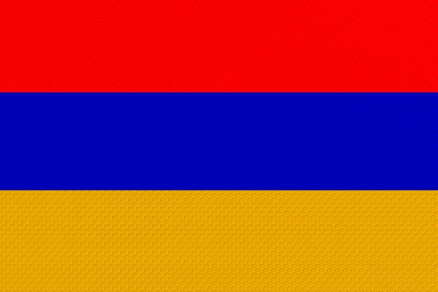 Photo national flag of armenia background with flag of armenia