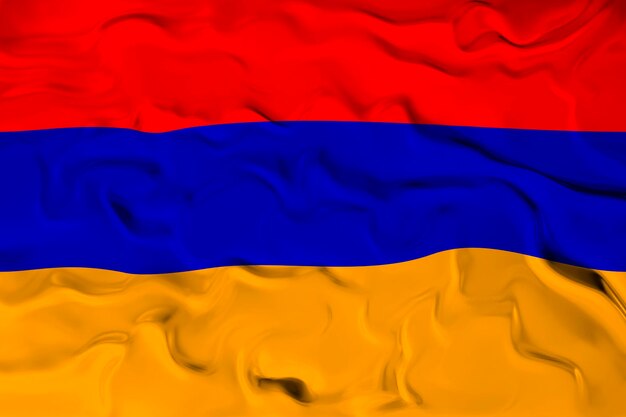 National Flag of Armenia Background with flag of Armenia