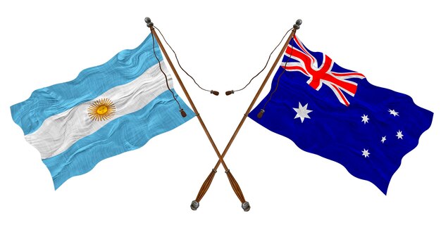 オーストラリアとアルゼンチンの国旗 デザイナーの背景
