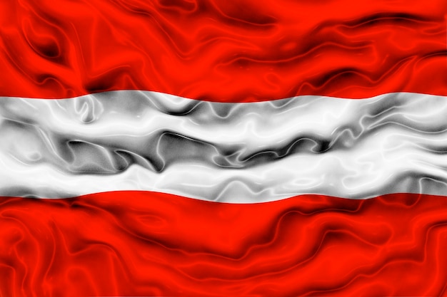 Photo national flag of austria background with flag of austria