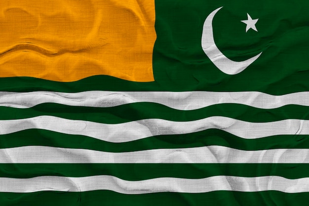 Photo national flag of azad kashmir background with flag of azad kashmir