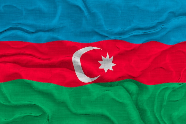 National Flag of Azerbaijan Background with flag of Azerbaijan