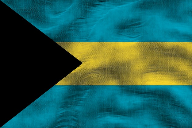 National flag of Bahamas Background with flag of Bahamas