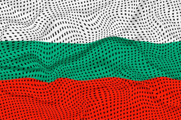 National flag of bulgaria background with flag of bulgaria