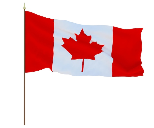 National Flag of Canada Background for editors and designers National holiday