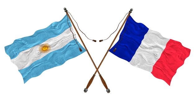クリッパートン島とアルゼンチンの国旗 デザイナーの背景