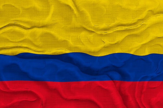 National flag of Colombia Background with flag of Colombia