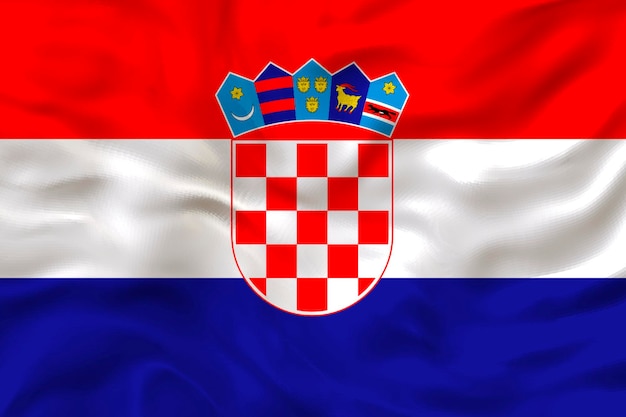 Государственный флаг Хорватии Фон с флагом Хорватии