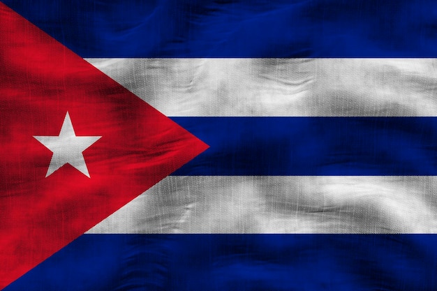 National flag of Cuba Background with flag of Cuba