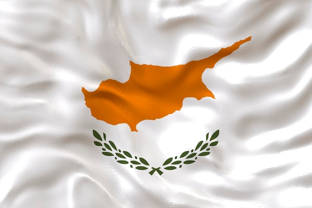 National flag of Cyprus Background with flag of Cyprus