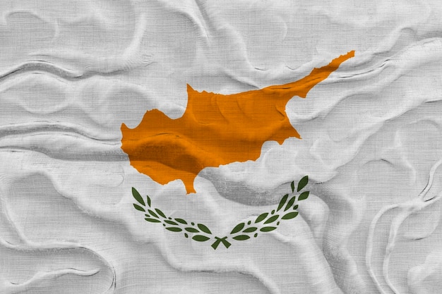 National flag of Cyprus Background with flag of Cyprus