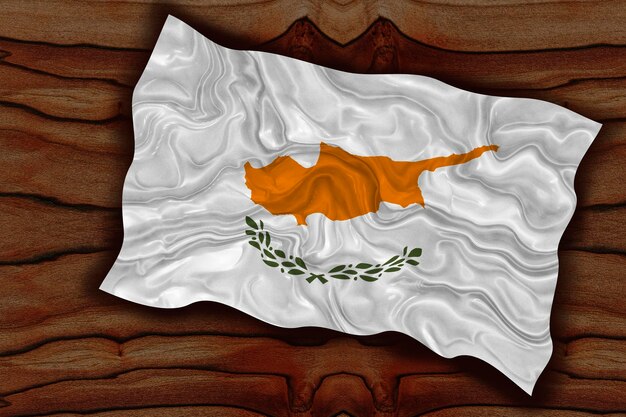 National flag of Cyprus Background with flag of Cyprus