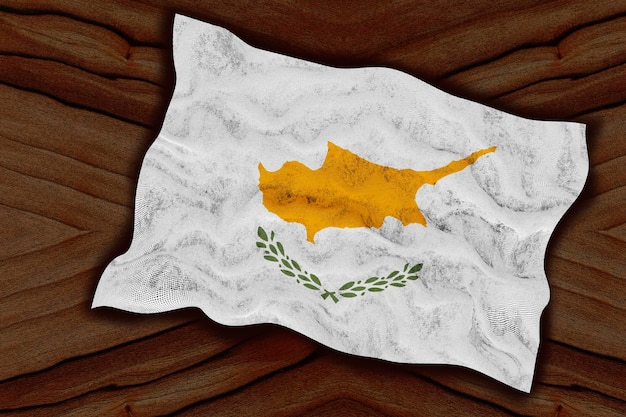 National flag of Cyprus Background with flag of Cyprus