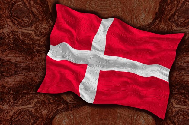 National flag of Denmark Background with flag of Denmark