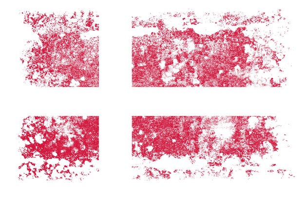 Foto bandiera nazionale della danimarca con texture. modello per il design